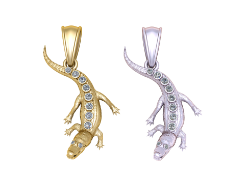 3D GOLD ANIMALS PENDANT 3D प्रिंट मॉडल