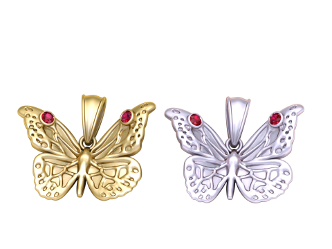 Butterfly Pendant 3D printmodel