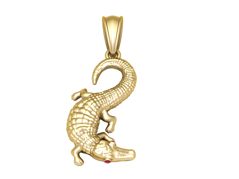 3D Gold Animals Pendant 3D Принт Модель