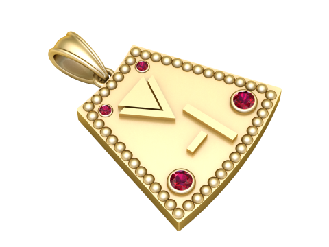 3D GOLD PENDANT 3D 打印模型