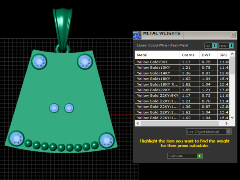 GOLD SKULL FACES PENDANT 3D printmodel