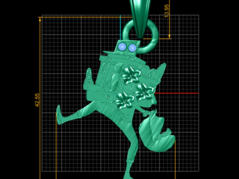 Men Emergency Pendant 3D Printable Model 3D Print Model
