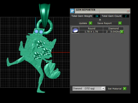 Men Emergency Pendant 3D Printable Model 3D Print Model