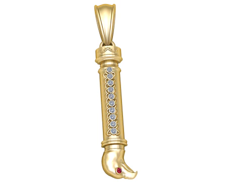 EAGLE GOLD PENDANT 3D Print Model
