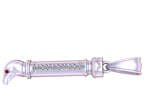LIONTIN EMAS ELANG Model Cetak 3D