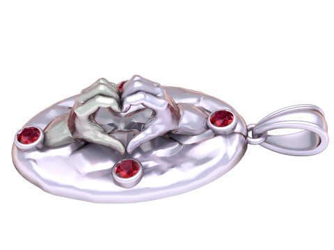 PINGENTE DE OURO 3D Modelo de Impressão 3D