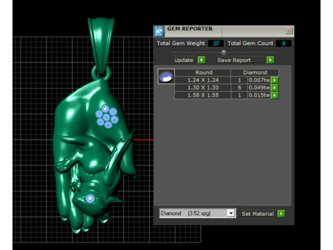 HEND BABY PENDANT 3D Print Model