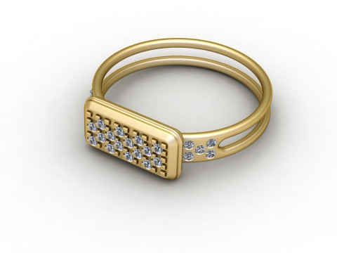 GOLD RING 3D 打印模型