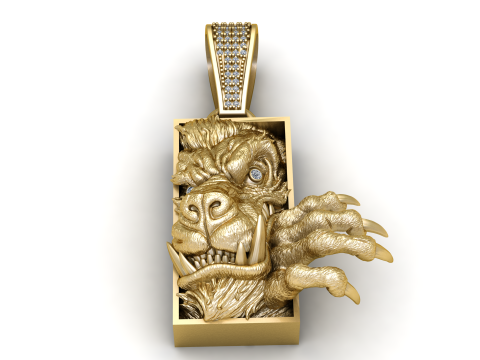 DANGIRIUSE PENDANT 3D Print Model