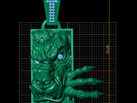 DANGIRIUSE PENDANT 3D Print Model