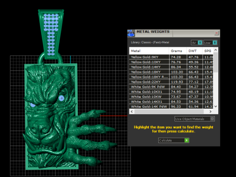 DANGIRIUSE PENDANT 3D Print Model