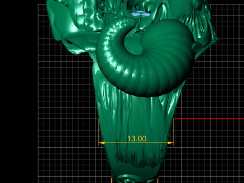 Skull Faces Pendant Modelo de Impressão 3D
