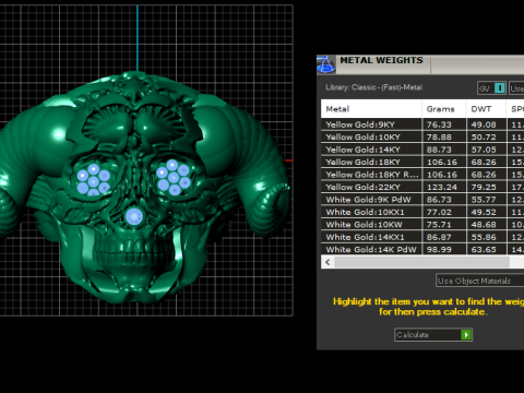 Skull Faces Pendant Modelo de Impressão 3D