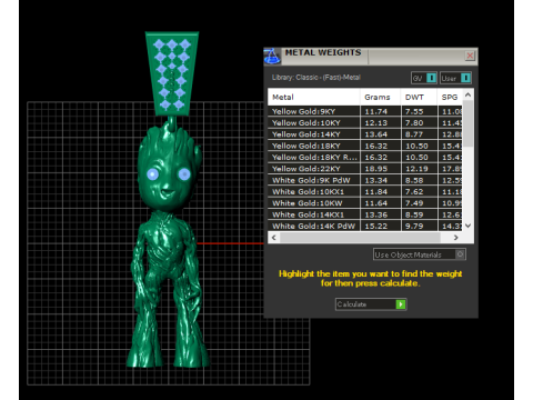 MEN PENDANT Model Cetak 3D