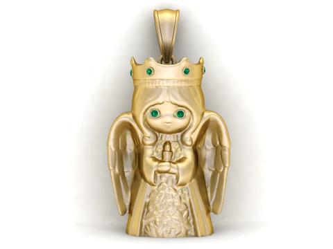 QUEENSES PENDANT 3D Print Model