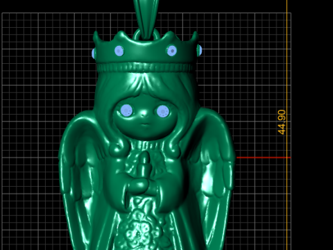 QUEENSES PENDANT Modelo de Impressão 3D