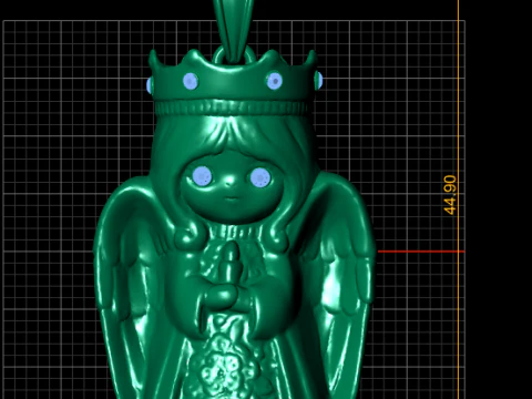 QUEENSES PENDANT 3D Print Model