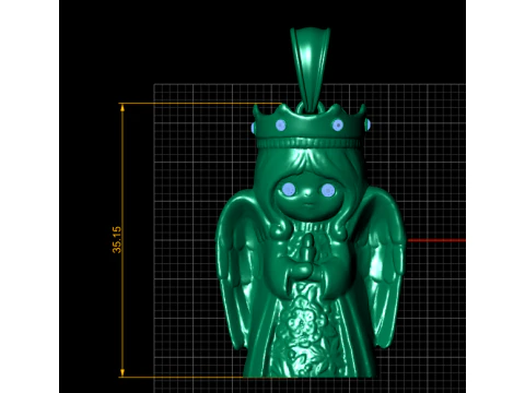 QUEENSES PENDANT 3D Print Model