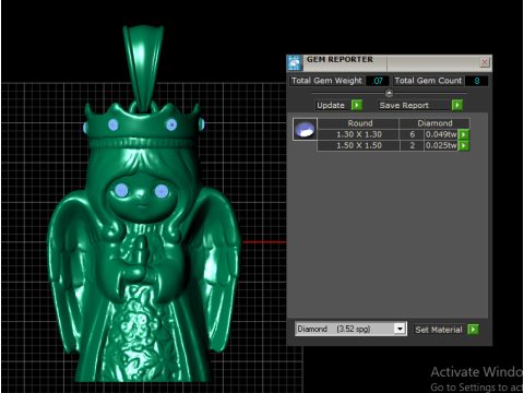 QUEENSES PENDANT Modelo de Impressão 3D
