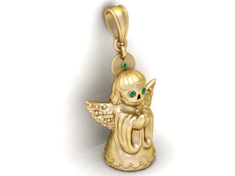 Queenses Pendant 3D Print Model