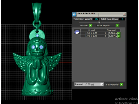 Queenses Pendant 3D Print Model