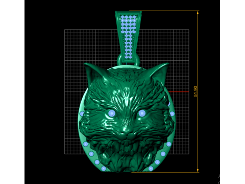Owl gold PENDANT 3D 打印模型