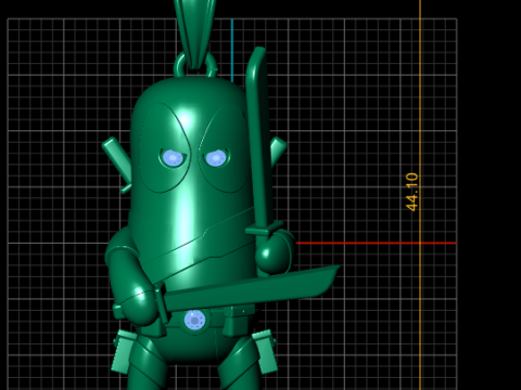 3D GOLD PENDANT 3D Print Model