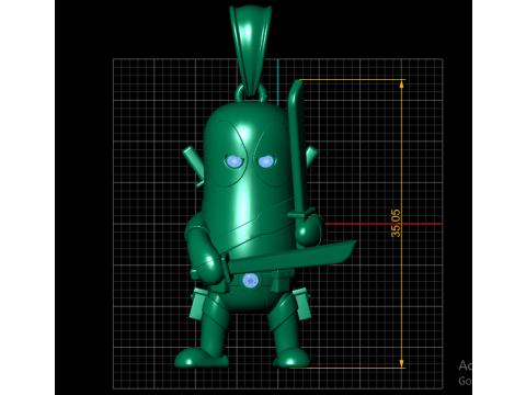 3D GOLD PENDANT 3D Print Model