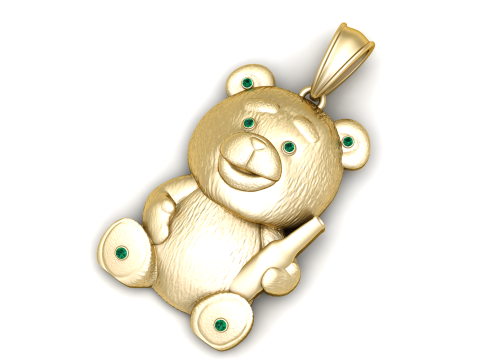3D GOLD PENDANT 3D Print Model
