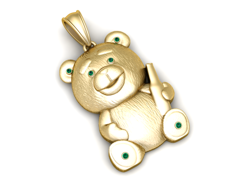3D GOLD PENDANT 3D Print Model