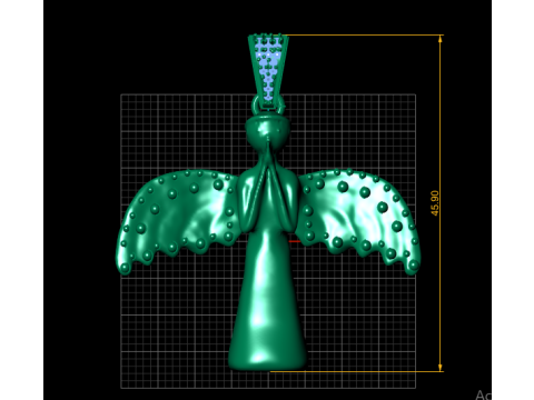 QUEEN PENDANT 3D Print Model