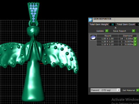 QUEEN PENDANT 3D Print Model