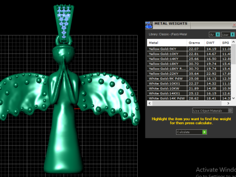QUEEN PENDANT 3D Print Model