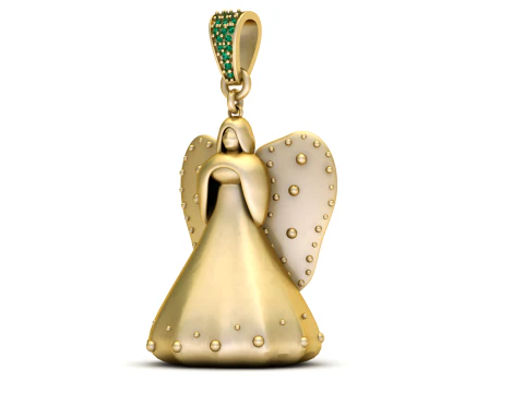 Queen Pendant 3D Print Model