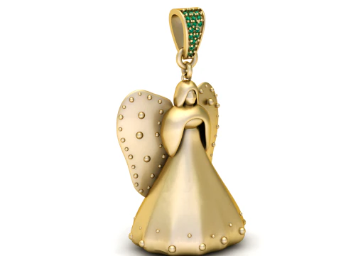 Queen Pendant 3D Print Model