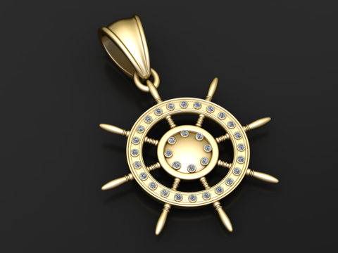 SHIP STARING PENDANT Modelo de Impressão 3D