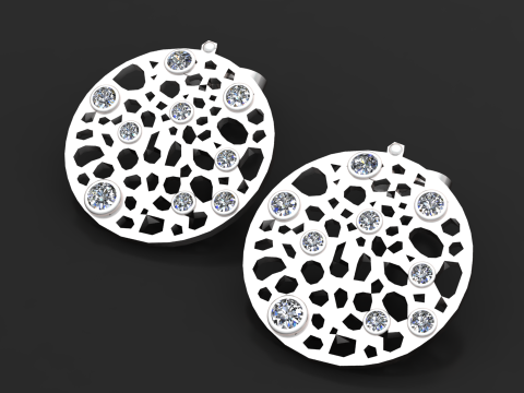 EARING GOLD PENDANT 3D Принт Модель
