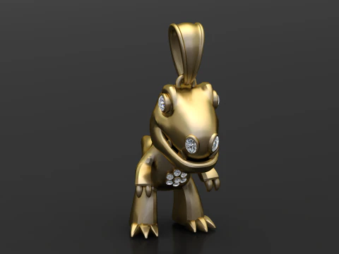DAINASURE PENDANT 3D Print Model