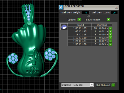 3D GOLD PENDANT 3D Print Model