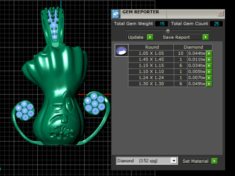 3D GOLD PENDANT 3D Print Model