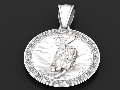 3D GOLD PENDANT 3D Print Model