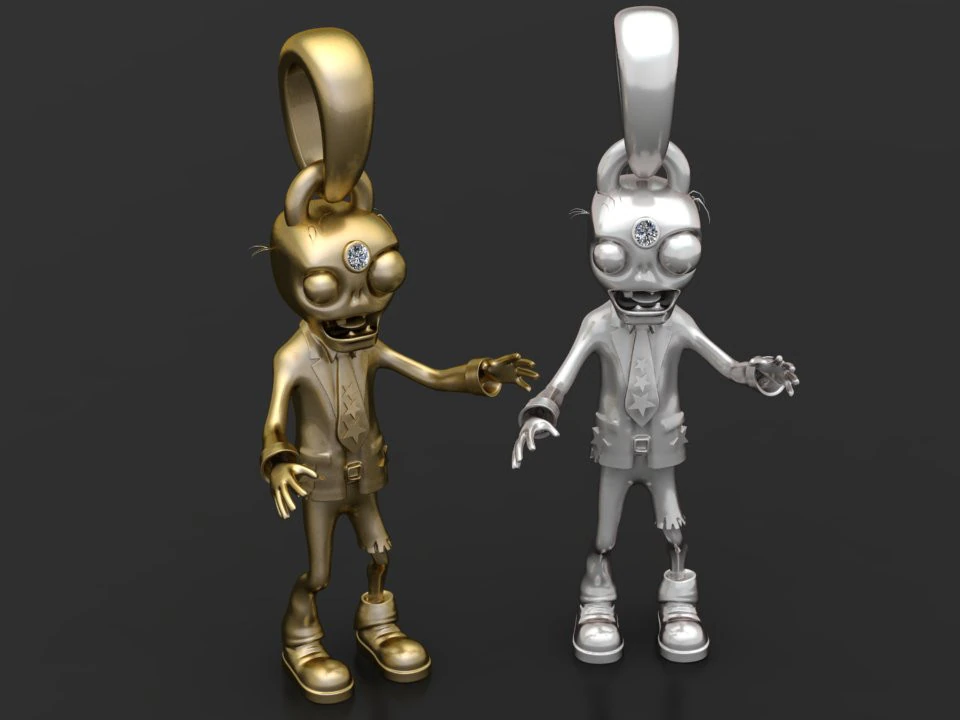 SKULL MEN PENDANT 3D Print Model .c4d .max .obj .3ds .fbx .stl .blend 