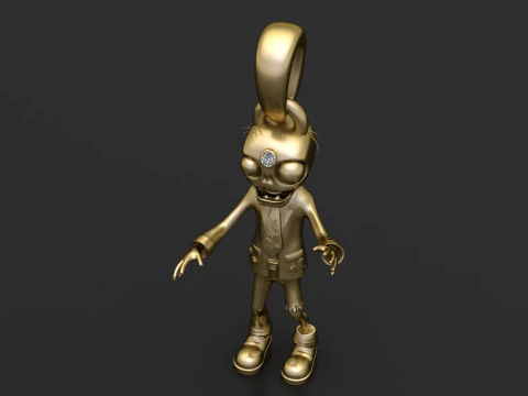 SKULL MEN PENDANT 3D Print Model