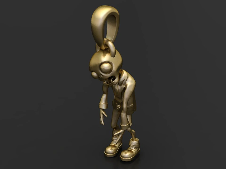 ZOMMBIES PENDANT 3D Print Model .c4d .max .obj .3ds .fbx .stl .blend 