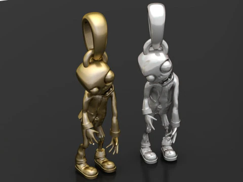 ZOMMBIES PENDANT 3D Print Model