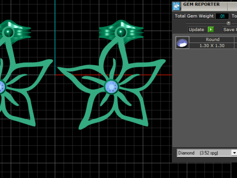 STAR FLOWER PENDANT 3D Print Model