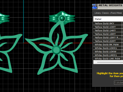 STAR FLOWER PENDANT 3D Print Model
