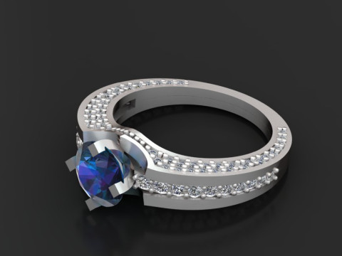 3D GOLD RING PENDANT 3D Принт Модель