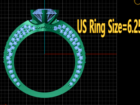 3D GOLD RING PENDANT 3D Принт Модель