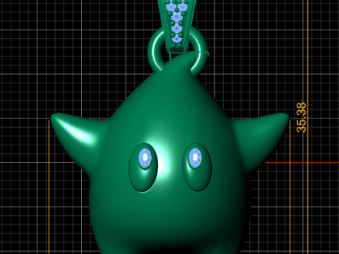 3D GOLD PENDANT Model do druku 3D
